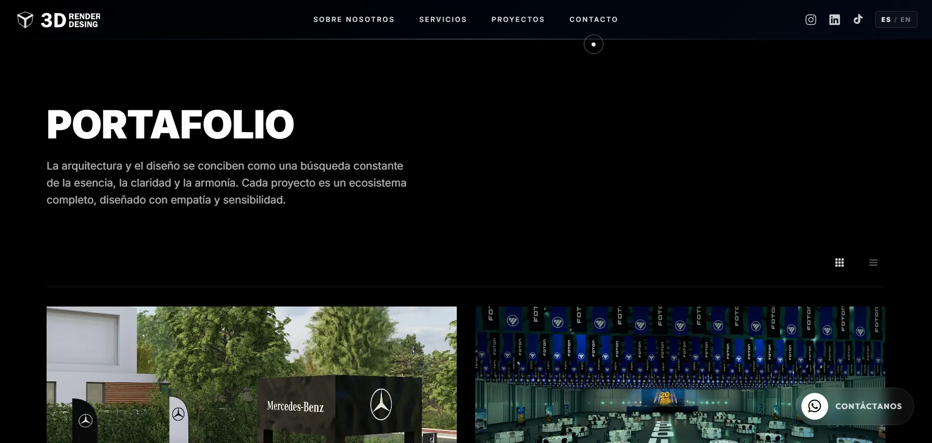 3D Render Design Portafolio